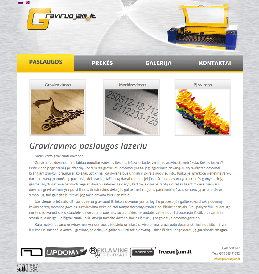 graviruojam.lt